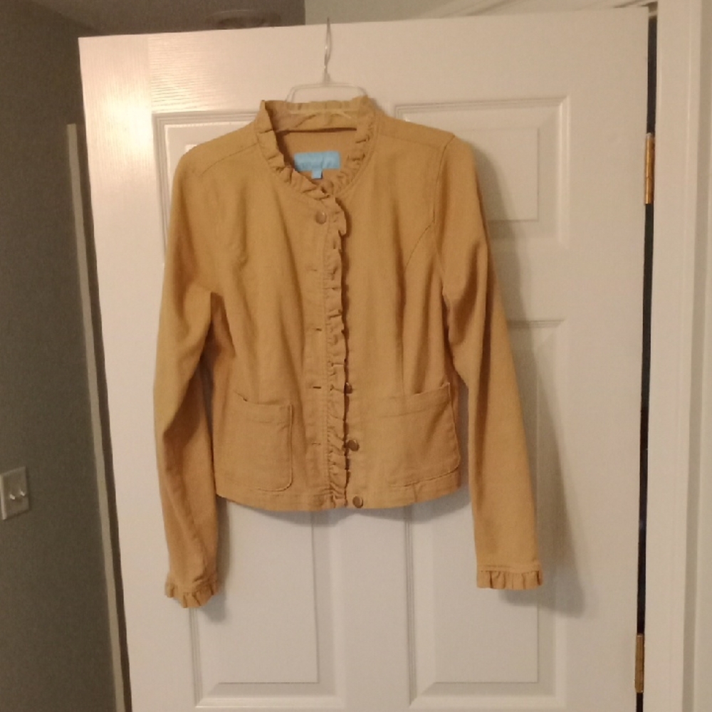 Draper James  Ruffle-Trim  Jacket